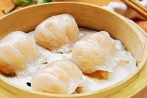(2)虾仁蒸饺