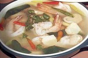 草菇虾汤