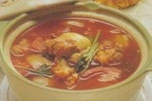 番茄牛尾素菜汤