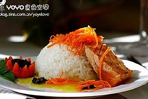 白米饭三文鱼