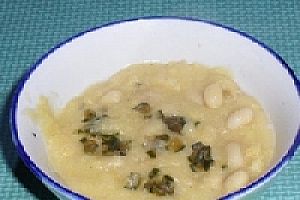 玉米面豆粥