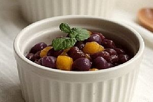 紫薯圆南瓜圆甜汤