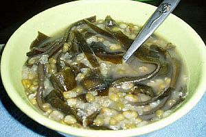 (1)海带绿豆粥