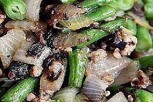 橄榄菜炒刀豆