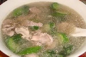 翡翠肉片汤