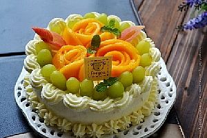 青提芒果奶油蛋糕