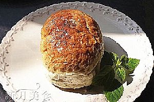 咖喱肉末菌菇餐包