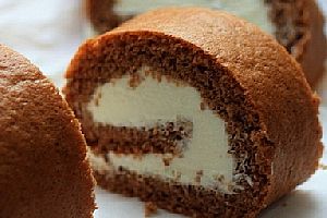 巧克力奶油蛋糕卷
