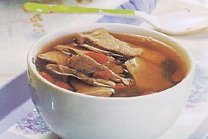 赤豆枸杞猪肝汤