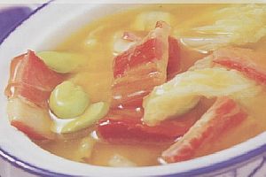 (1)火腿白菜汤