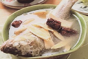 红枣芪淮鲈鱼汤