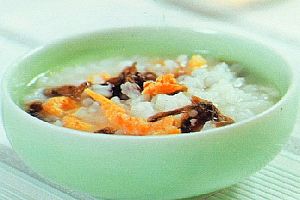 海米紫菜粥