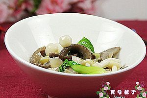 白玉菇烩海参