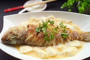 豆腐鲈鱼