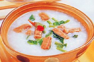 (1)菠菜猪肝粥