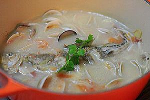 黄鱼蛤蜊浓汤