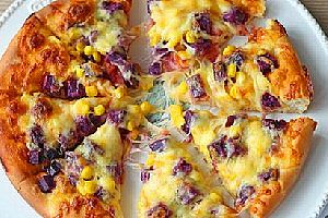 紫薯玉米披萨