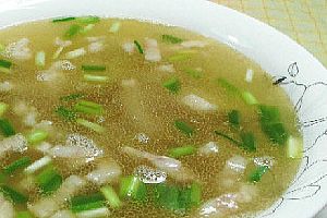 (3)榨菜肉丝汤