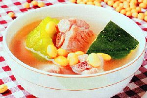 双瓜黄豆汤