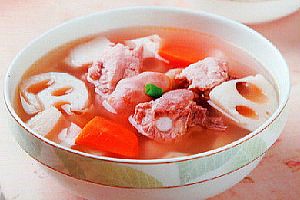 (1)莲藕菱角排骨汤