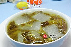 (2)雪菜冬瓜汤