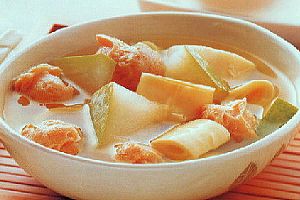 (1)冬瓜桂笋素肉汤