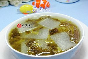 (3)雪菜冬瓜汤