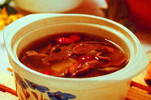 红枣生姜牛肉汤