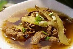 (1)老姜肉片汤