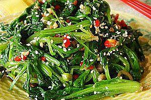 (2)芝麻菠菜