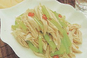 (2)芹菜拌腐竹