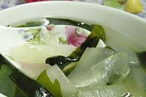 (1)淡菜海带冬瓜汤