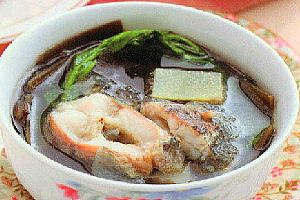 海带西洋菜生鱼汤