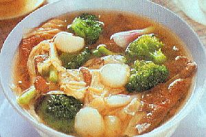 腐竹猪肝马蹄汤