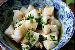 (1)龙利鱼蒸豆腐