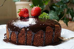 (图文)巧克力草莓蛋糕